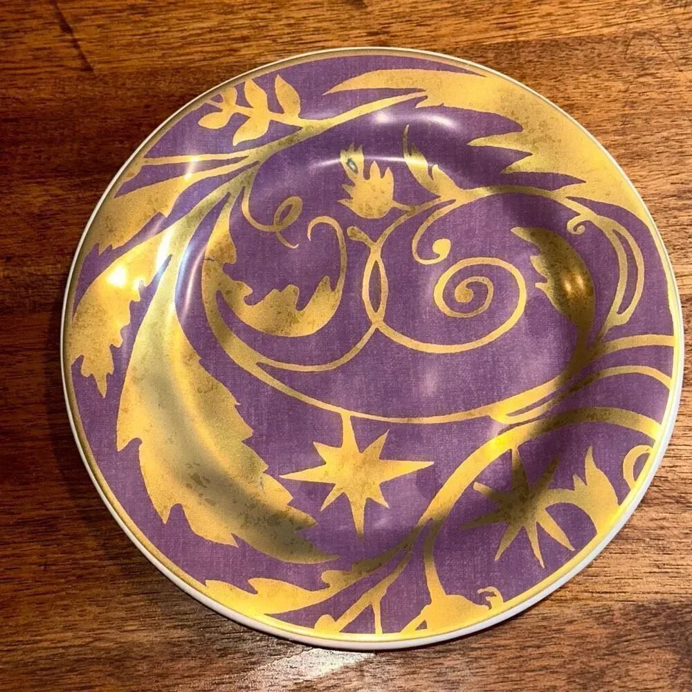 Pottery Barn Stoneware Jewel Plates 9